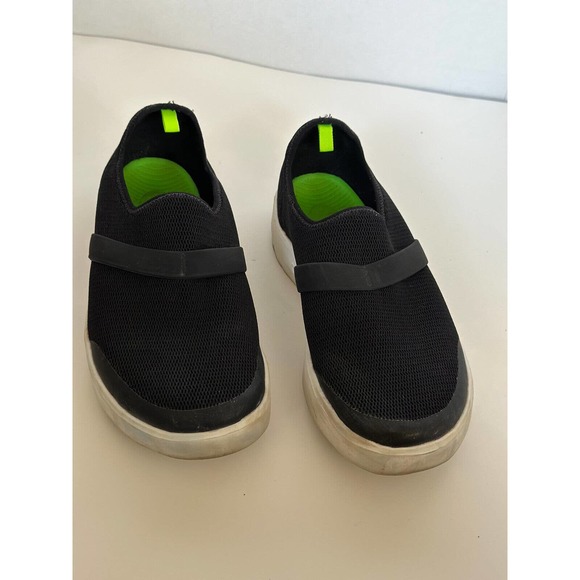 OOFOS OOmg Eezee Low Shoe Black Slip On Women's Size 11 Comfort Stretch Recovery - Picture 10 of 10